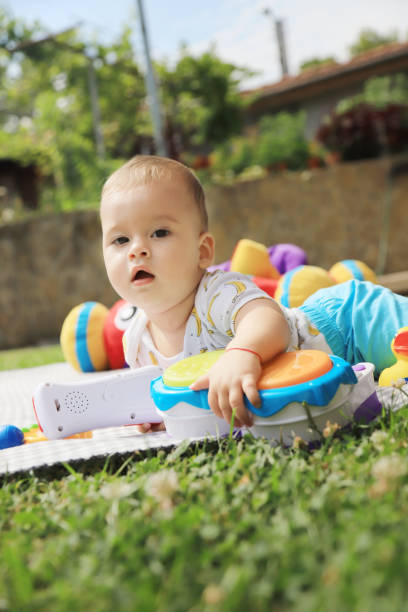 istock Happy baby boy 1305435931