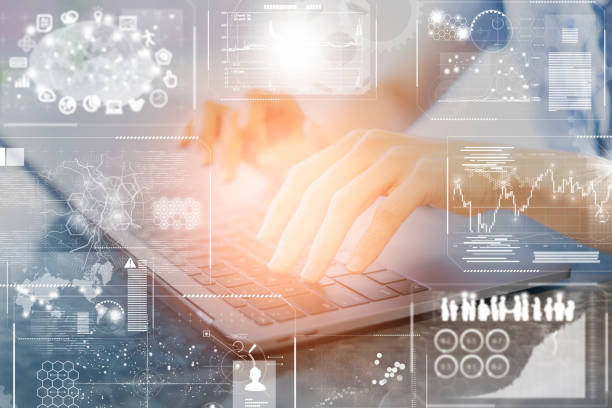 istock business person and business technology 1305437228