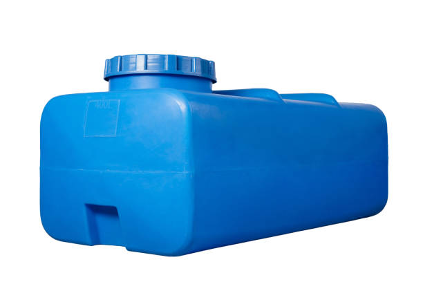 istock Huge plastic tank for water isolated on white 1305438260