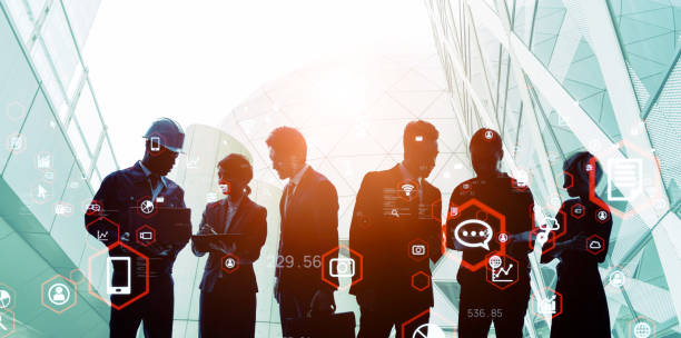 istock Global business concept. Management strategy. Business communication. Human resources. 1305439114