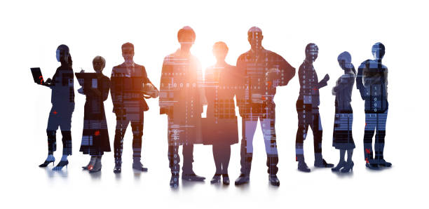 istock Business and technology concept. Human resources. Electronics industry. 1305439161