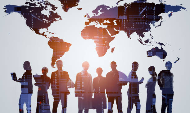istock Global business concept. Management strategy. Business communication. Human resources. 1305439427