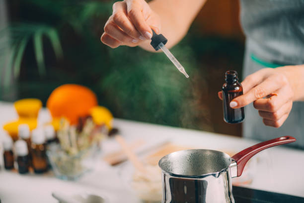 istock Essential Oil Extracts For Homemade Soap Preparation. 1305441902