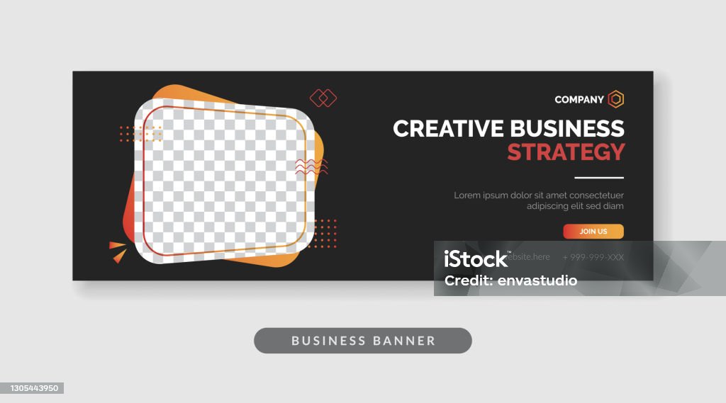 Strtategy Banner Creative Business Strategy Banner Template Stock Illustration ...