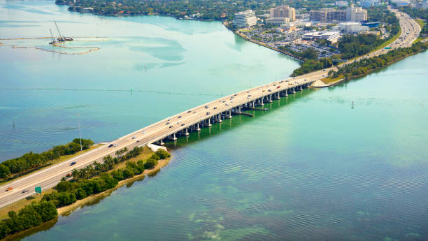 istock Biscayne Bay Aerial View, Miami. 1305451191
