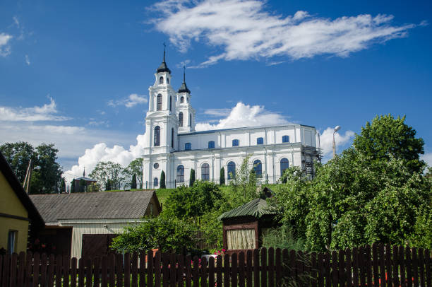 istock The Catholic church in Ludza 1305472303