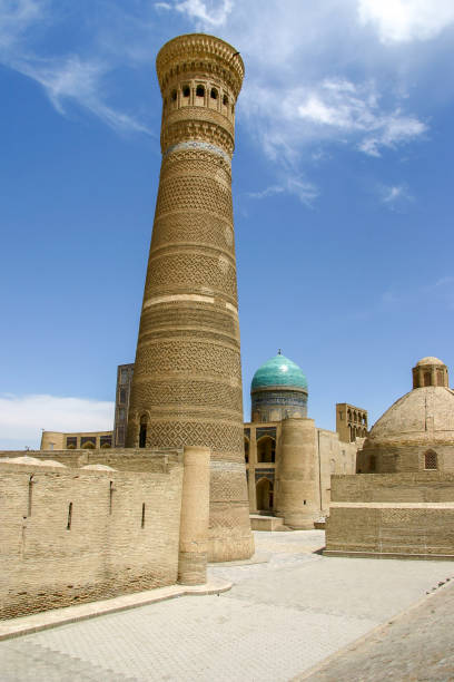 istock Kalan Minaret and Mir-i-Arab Madrasa in Bukhara 1305488972