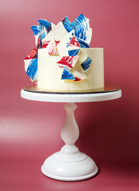 chocolate sails cake with white chocolate ganache