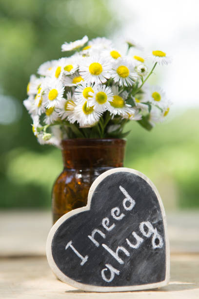 istock I need a hug hand drawing phrase on a heart, Sharing a Hug concept 1305504138