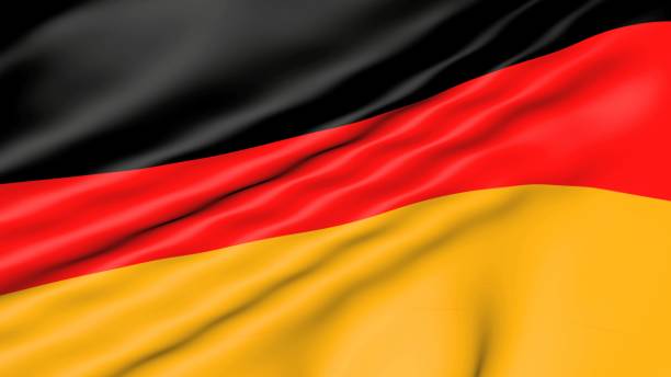 istock Germany flag waving in 4K. 1305506227
