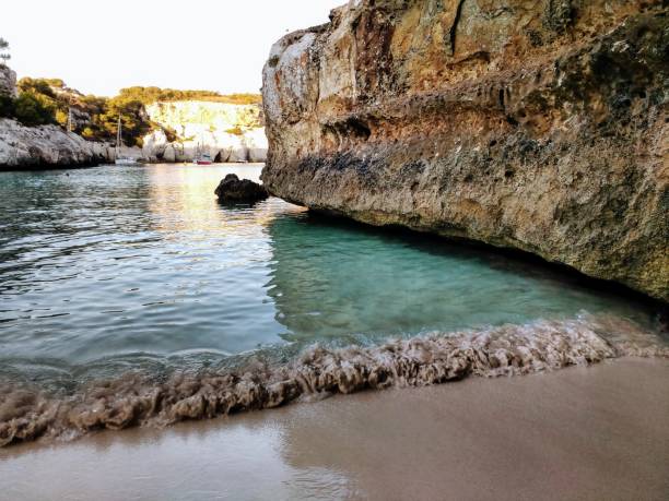 istock Cala Macarelleta beach, Menorca island, Spain 1305506344