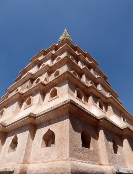 Old tower with an amazing architecture in Kathmandu, Nepal.