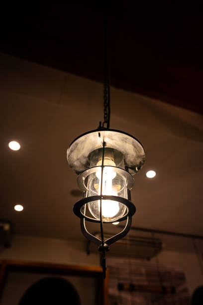 istock An antique design ceiling electric lamp. 1305510444