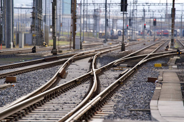 istock Track field at Zurich railway main station. 1305513013