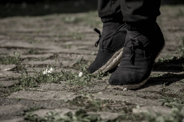 istock Feet starting the beautiful traditional Basque dance 1305518209