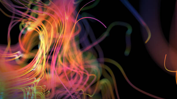 istock 3D black wave Background Photo Illustration, Abstract wave wallpaper 1305538884