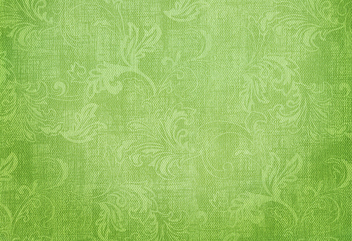 Green Vintage wallpaper with pattern