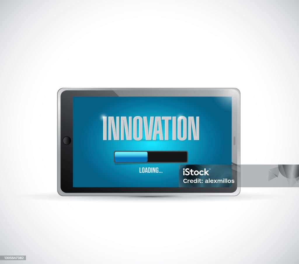 Loading Tablets Tablet Loading Innovation Illustration Design Stock Illustration ...