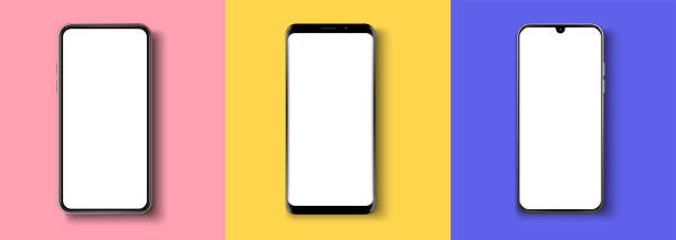 Realistic phone mockup. Smartphone blank screen, phone mockup. Template for infographics or presentation UI design interface. Cellphone frame with blank display Realistic phone mockup. Smartphone blank screen, phone mockup. Template for infographics or presentation UI design interface. extinction rebellion stock illustrations