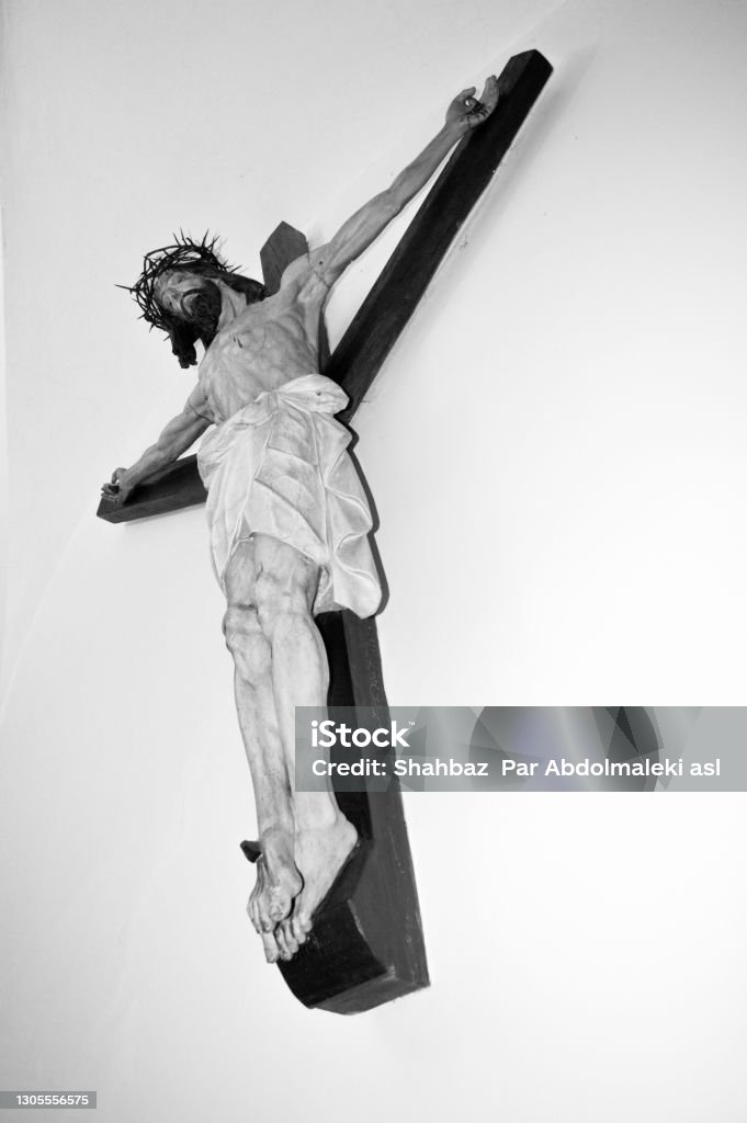Jesus Christ On The Cross Stock Photo Download Image Now Back Lit