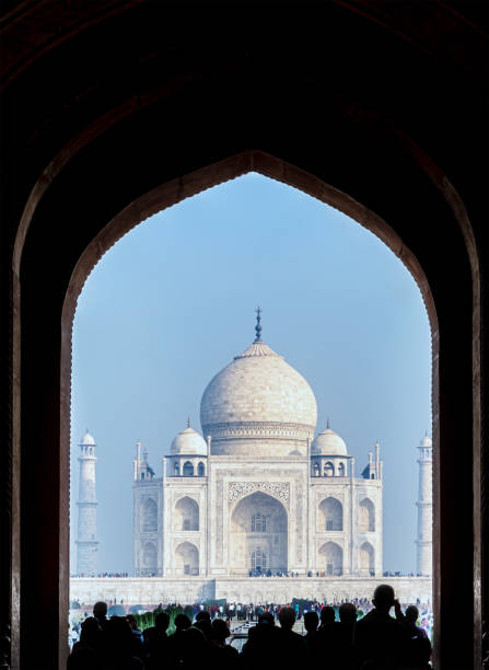 istock View at Taj Mahal in Agra, India. 1305557305
