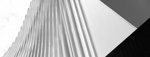 istock geometric cement abstract modern black and white architecture background 1305557523