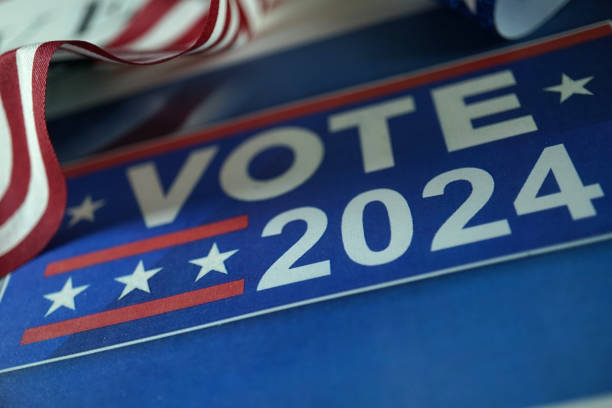 vote 2024 shot of vote 2024 theme inauguration into office photos stock pictures, royalty-free photos & images