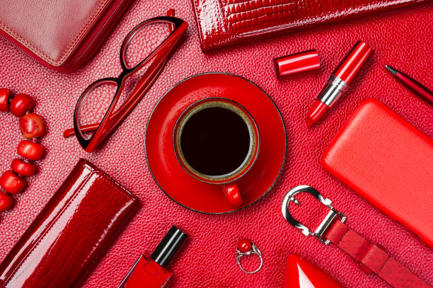 istock Woman accessories and coffee 1305564834