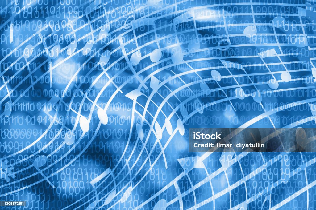 Concept Artificial Intelligence Creates Computer Music Stock ...