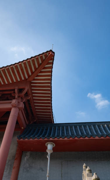 istock corner of a traditonal chinese temple roof vertical composition 1305577410