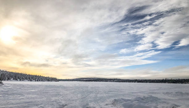 istock Frozen Lake in Interior Alaska 1305579341