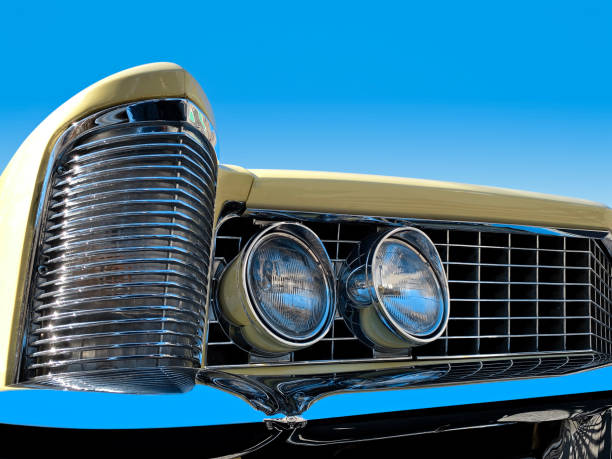 istock Classic American car detail 1305581996