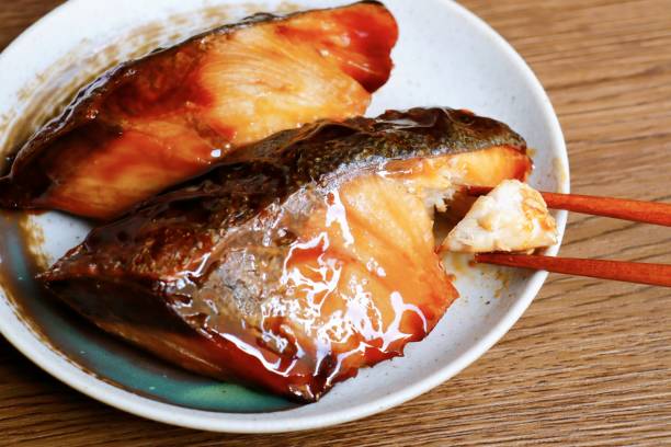 istock Teruyaki of Buri 1305600663