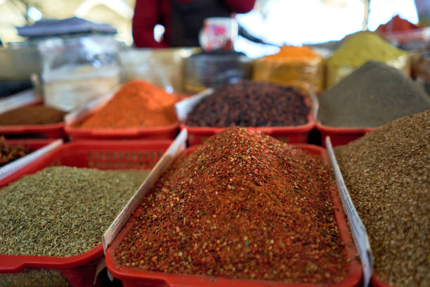 istock various spices on the counter of the oriental bazaar 1305600768