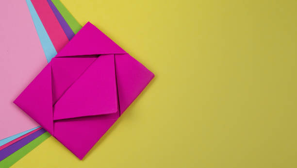 istock background of colorful correspondence envelope, copy space 1305604916