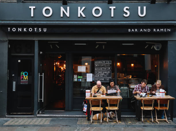 イギリスの日本料理店 - レストラン 写真 ストックフォトと画像