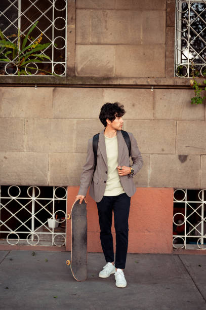 istock Portrait of hipster man 1305616021