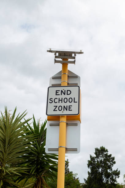 istock End school zone traffic sign 1305620229