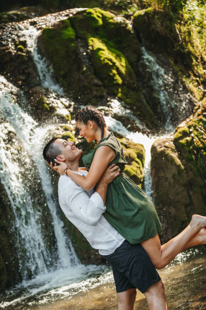 istock Lost in love and beauty around them 1305631235