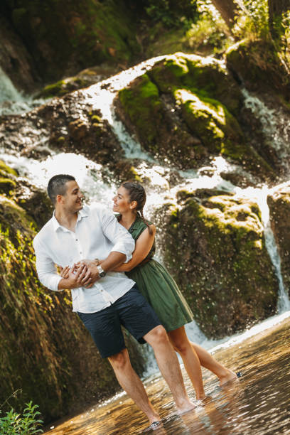 istock Lost in love and beauty around them 1305631370