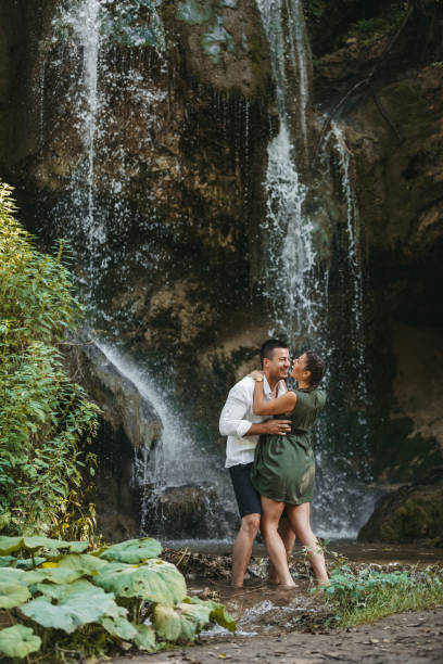 istock Lost in love and beauty around them 1305631407