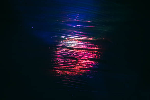 istock Beautiful abstract surreal brush smear light pastel dark magic. Background pattern for design. Macro photography view. 1305636568