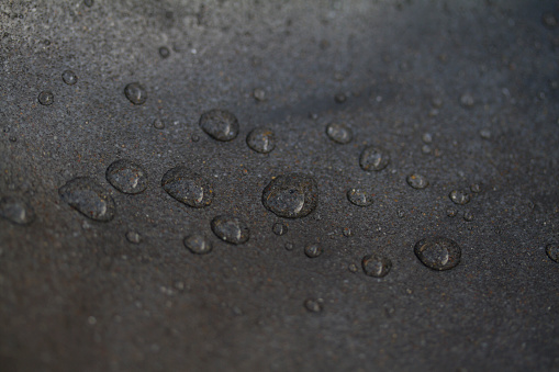 texture of concrete with water droplets