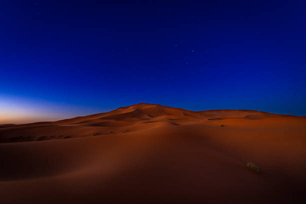istock View of the beautiful Erg Chebbi dunes at night 1305658054