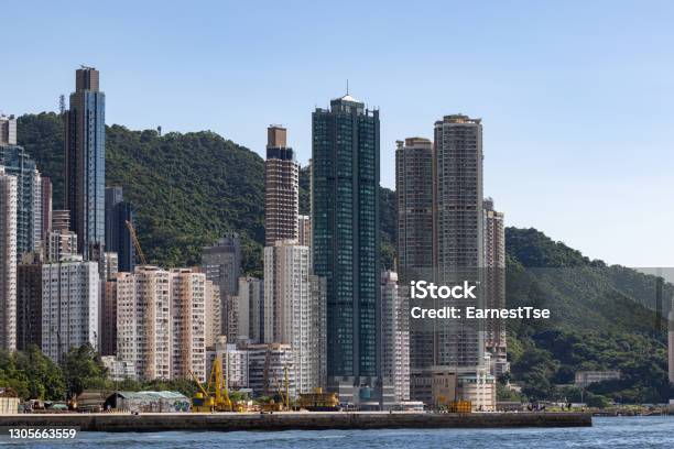 Private Housing Of Hong Kong Western Stock Photo - Download Image Now - Angle, Apartment, Architecture