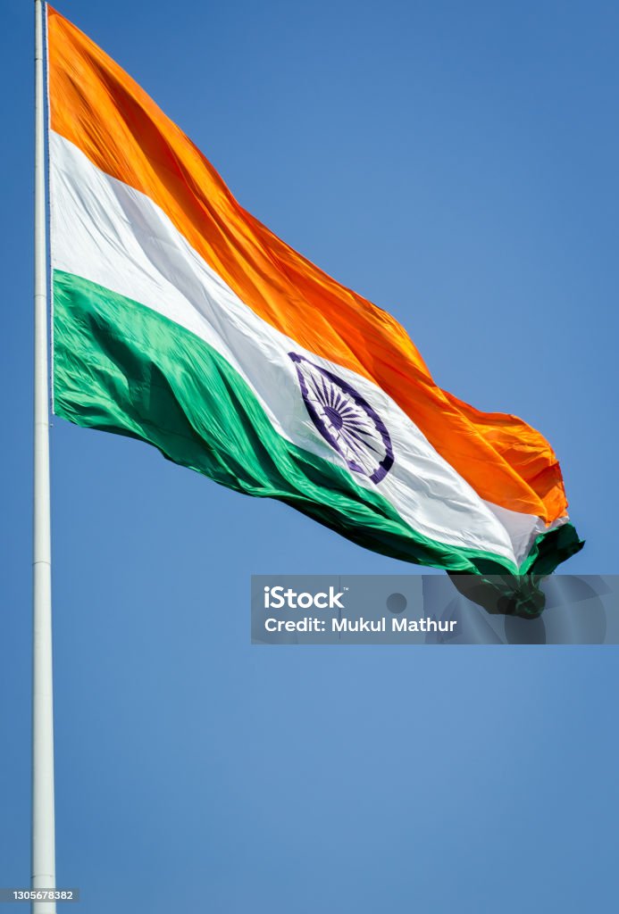 Indian National Flag Tiranga In Delhi Stock Photo - Download Image Now -  August, Celebration, Cheerful - iStock