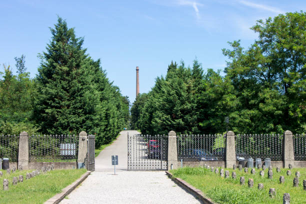 istock Crespi d'Adda cemetery, Italy 1305687697