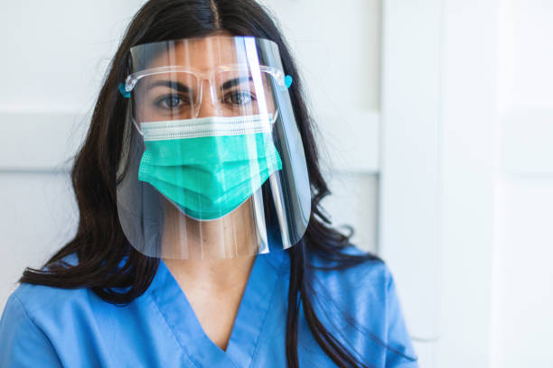 istock Female Medical Professional Using Technology for Meeting with Patients using Online Video Chat Photo Series 1305689301