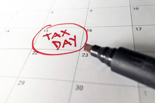 istock Tax day marked on calendar 1305707699