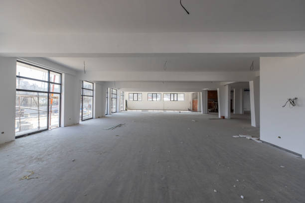 istock Interior construction site of office building 1305710445